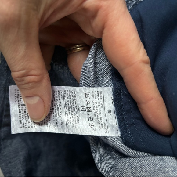 Linen blend banana republic romper 6p - Picture 6 of 6